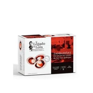 el legado de lola zamburiñas en salsa de vieira