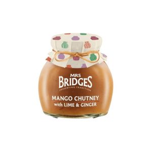 mrs bridges mango chutney with lime and ginger