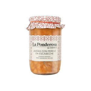 judías con perdiz en escabeche la ponderosa