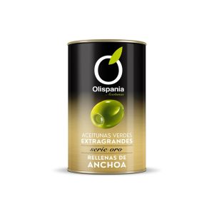 aceitunas verdes extragrandes rellenas de anchoa