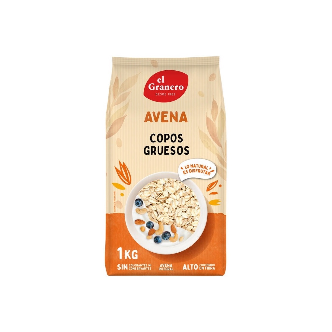 copos gruesos de avena integral copos gruesos de avena integral
